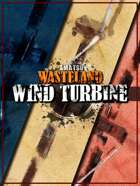 Post-apocalyptic Wasteland Wind Turbine battle map ☢️ rpg random desert encounter