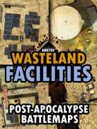 Post-apo Facilities battle maps ☣️ Ruined installations in wasteland