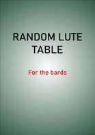 Random lute table