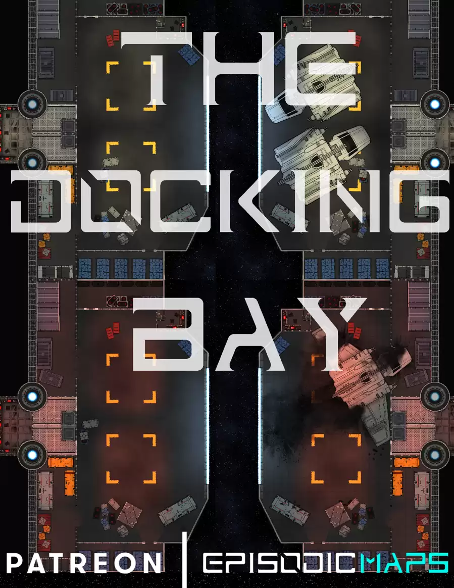 EpisodicMaps: The Docking and Cargo Bay - EpisodicMaps | DriveThruRPG