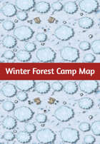 Winter Forest Camp Map