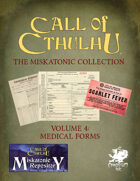The Miskatonic Collection – Volume 4 – Medical Forms