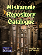 Miskatonic Repository Catalogue - the first five years