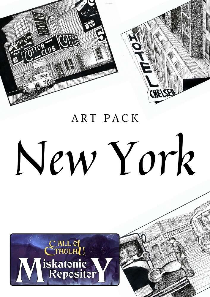 Art for New York Masks of Nyarlathotep Chaosium Miskatonic Repository Anna Zadrożna