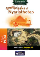 Cthulhu Maps - Masks of Nyarlathotep - Prologue - Peru Pack