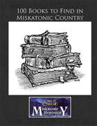 100 Books to Find in Miskatonic Country