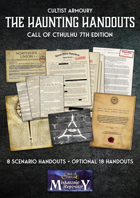 Cultist Armoury: Handout's for The Haunting