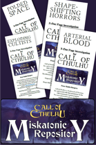 One Page Cthulhu Adventures [BUNDLE]