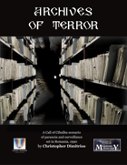 Archives of Terror - Call of Cthulhu paranoia horror in 1990 Romania