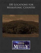 100 Locations for Miskatonic Country