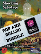 Shocking Sabotage | PDF & Roll20 VTT [BUNDLE]