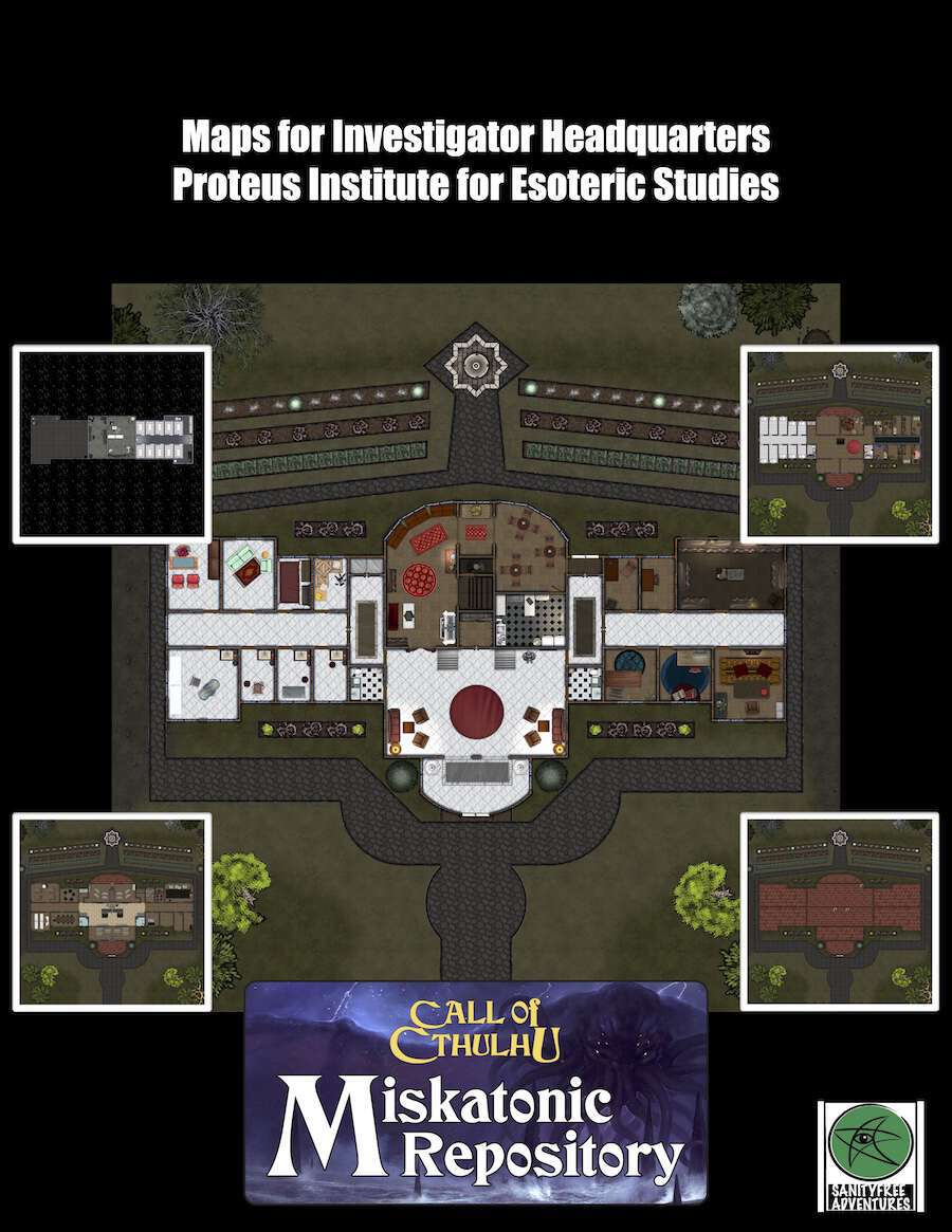 Maps for Investigator headquarters - Proteus institute for Esoteric ...