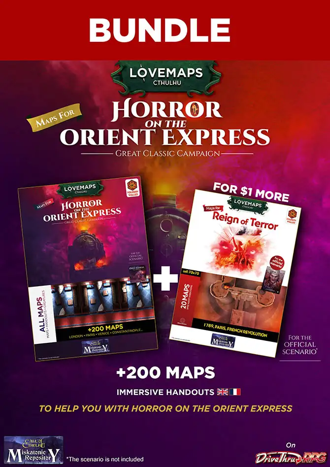 Horror on the Orient Express [BUNDLE] - Chaosium | Miskatonic