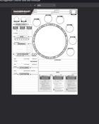 Daggerheart Character Sheet with Portrait