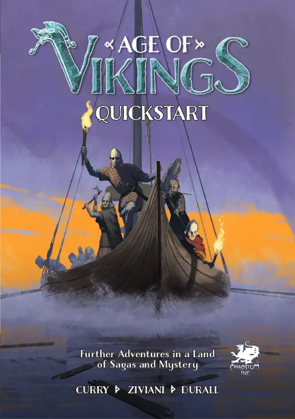 Age of Vikings Quickstart - Chaosium | Basic Roleplaying | Age of