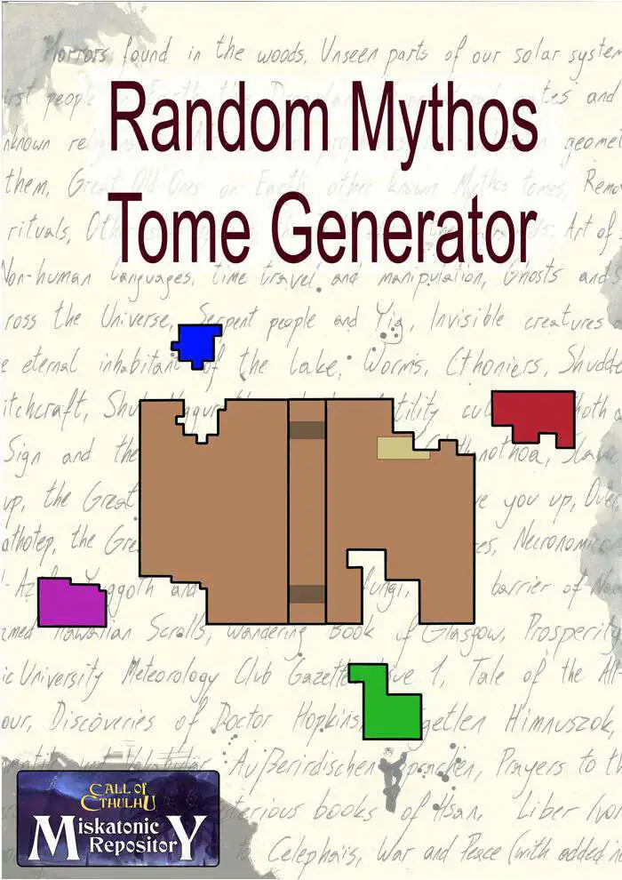 Random Mythos Tome Generator