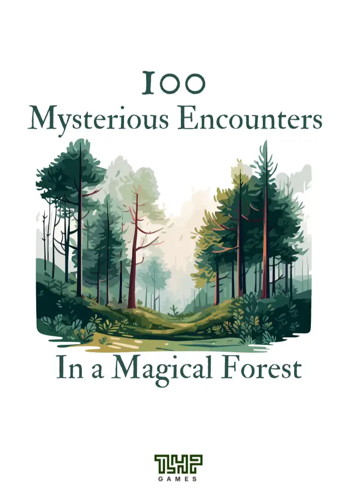Cover of 100 Mysterious Encounters in a Magical Forest