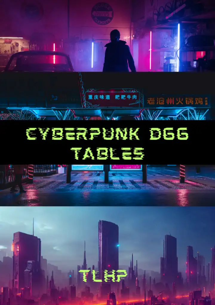 CYBERPUNK D66 Tables