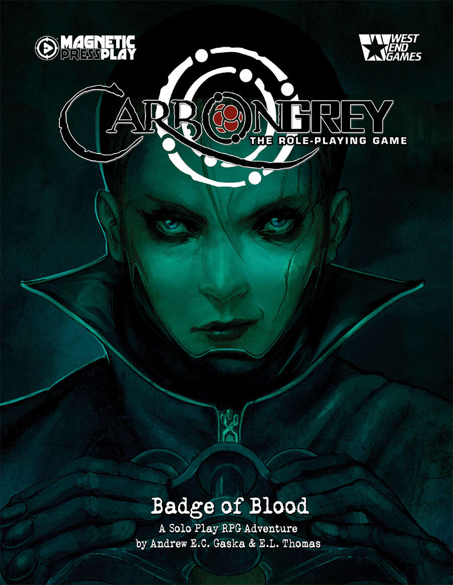 Carbon Grey RPG - Badge of Blood Solo Adventure