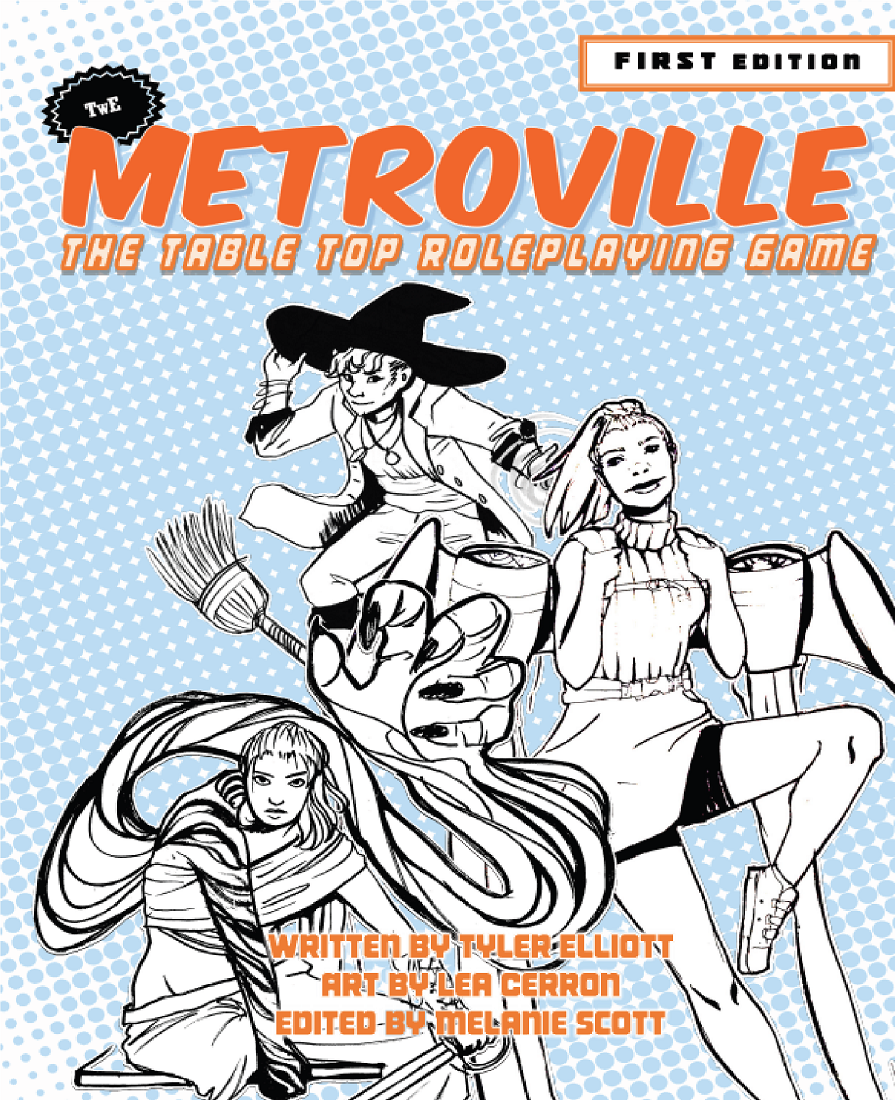 Metroville: The Super Powered Roleplaying Game - Tyler Elliott |  DriveThruRPG