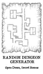 Random Dungeon Generator: Open Doors, Secret Rooms