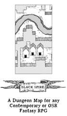 Black Spire Dungeon Map