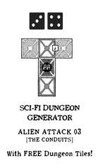 Dungeon Generator: Sci-Fi Corridors: Alien Attack #3 [The Conduits]