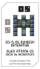 Sci-Fi Dungeon Generator: Alien Attack #5 [Deck 01: Recreation]