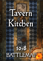 10x8 Battlemap - Tavern Kitchen