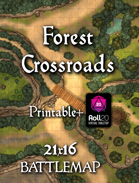 Forest Crossroads Battlemap [BUNDLE]