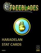 Freeblades Haradelan Model Stat Cards