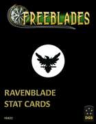 Freeblades Ravenblade Model Stat Cards