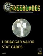 Freeblades Urdaggar Valor Model Stat Cards