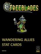 Freeblades Wandering Ally Model Stat Cards