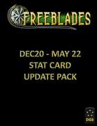 Freeblades DEC20-MAY22 Update Pack Model Stat Cards