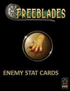 Freeblades Enemy Model Stat Cards NOV22