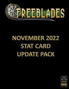 Freeblades NOV22 Update Pack Model Stat Cards