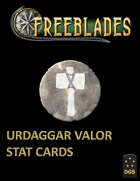 Freeblades Urdaggar Valor Model Stat Cards AUG23