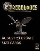 Freeblades AUG23 Update Pack Model Stat Cards