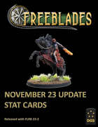 Freeblades NOV23 Update Pack Model Stat Cards