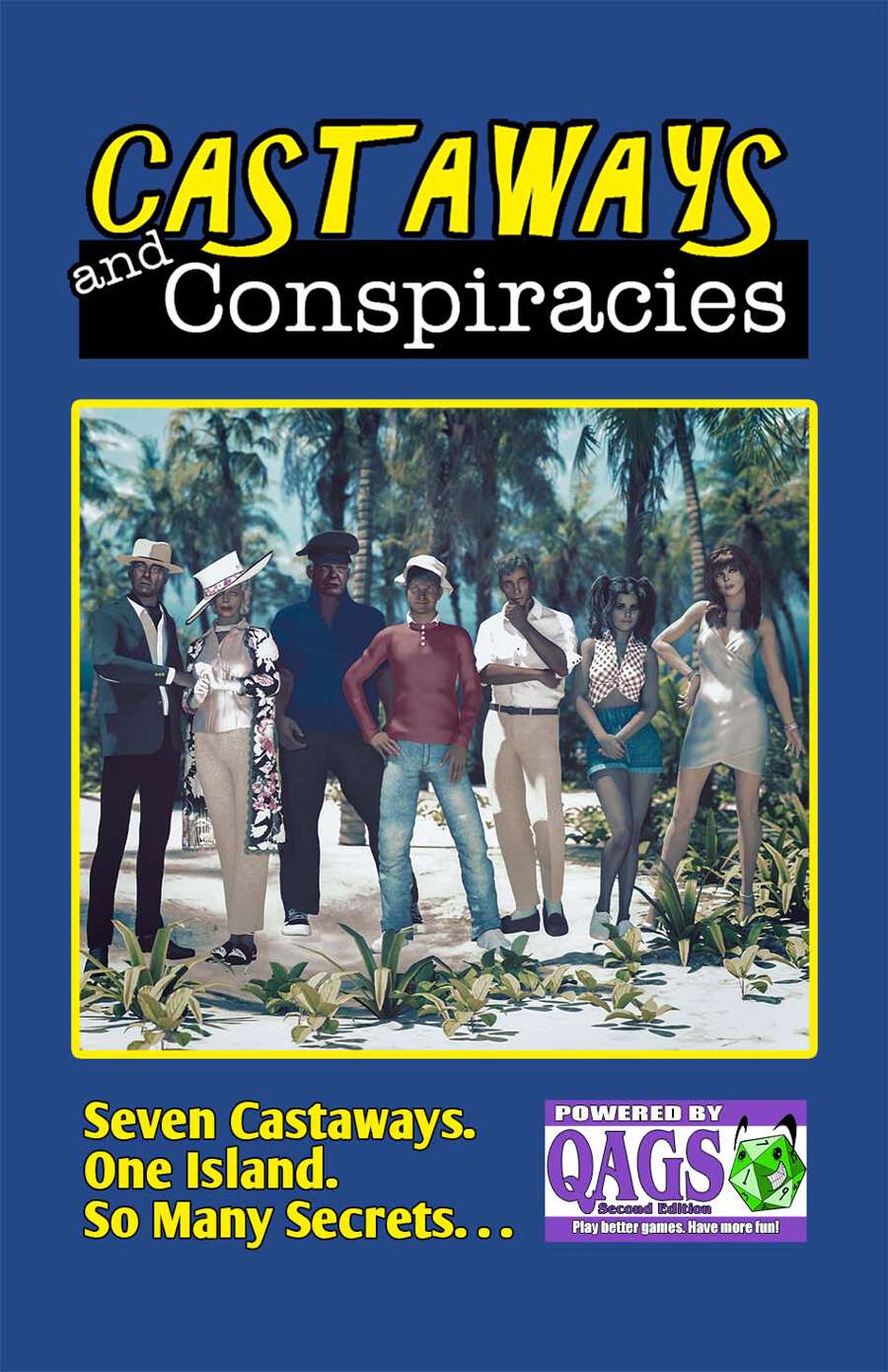Castaways & Conspiracies - Hex Games | QAGS | DriveThruRPG