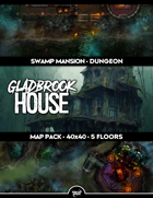 DreadMaps: Swamp Mansion 40x40 (4 Levels)