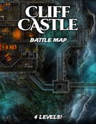 DreadMaps: Cliff Castle 50x50 (4 Levels)
