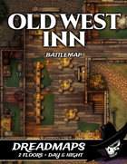 DreadMaps: Old West Inn 22x17 (2 Levels)