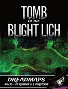 DreadMaps: Tomb of the Blight Lich 40x30
