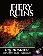 DreadMaps: Fiery Ruins 40x30
