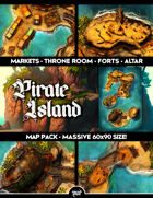 Pirate Island - Captain Throne Tavern Hideout and Market (Roll20)
