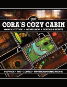 Coras Cozy Cabin - Modular Map Pack (Roll20)