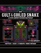 Cult of the Coiled Snake - Serpent Aztec Ritual Dungeon with BBEG Boss Room