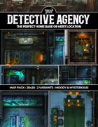 Detective Agency - A Modern or Futuristic Police Spy Precinct Government Crime and Sleuth Headquarters